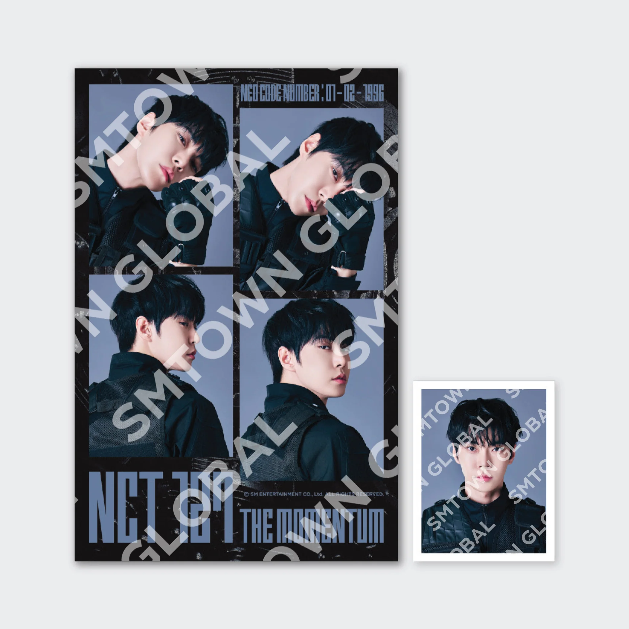 4 CUT PHOTO + ID PHOTO SET - NCT 127 4TH TOUR 'NEO CITY SEOUL - THE MOMENTUM' MD