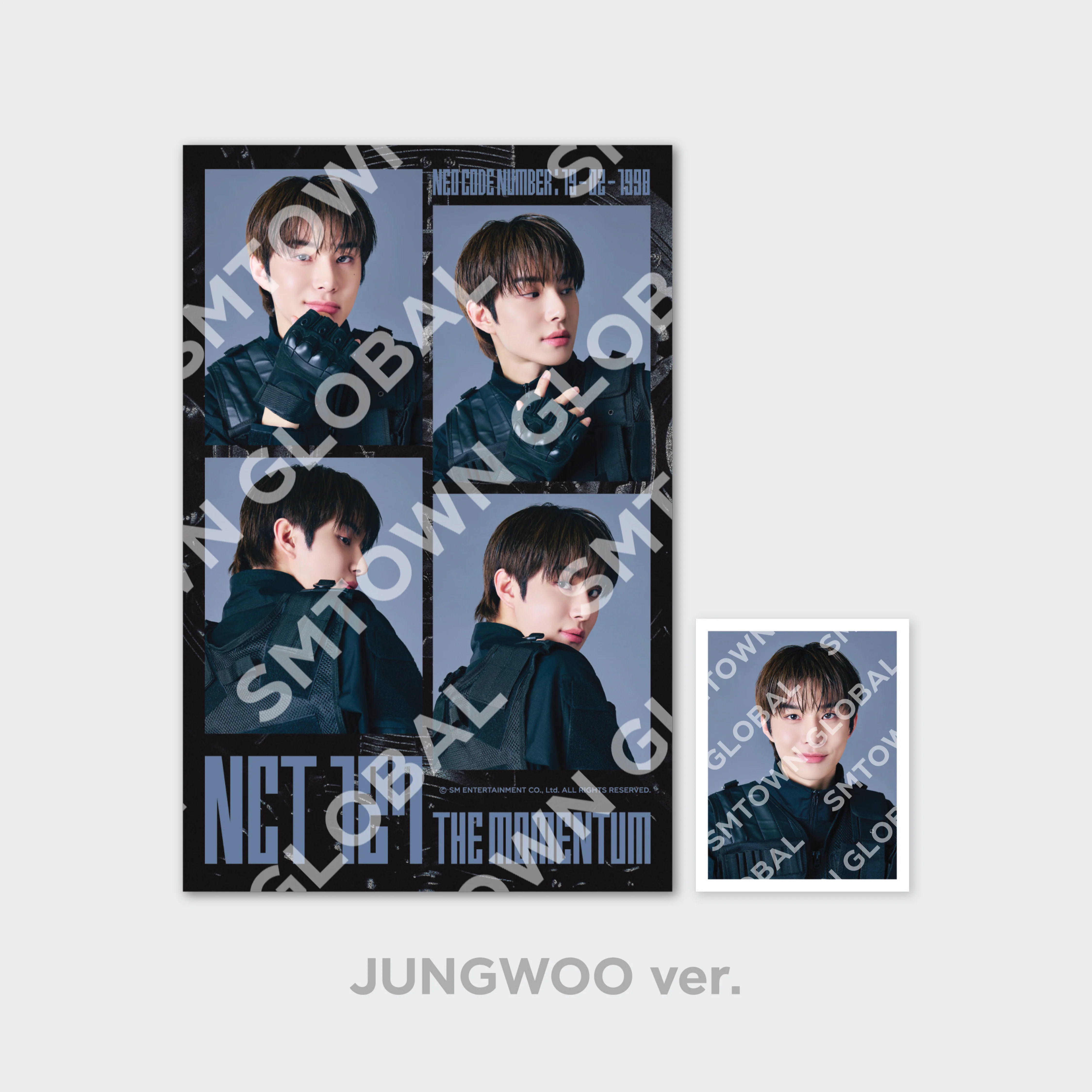 4 CUT PHOTO + ID PHOTO SET - NCT 127 4TH TOUR 'NEO CITY SEOUL - THE MOMENTUM' MD - Image 5