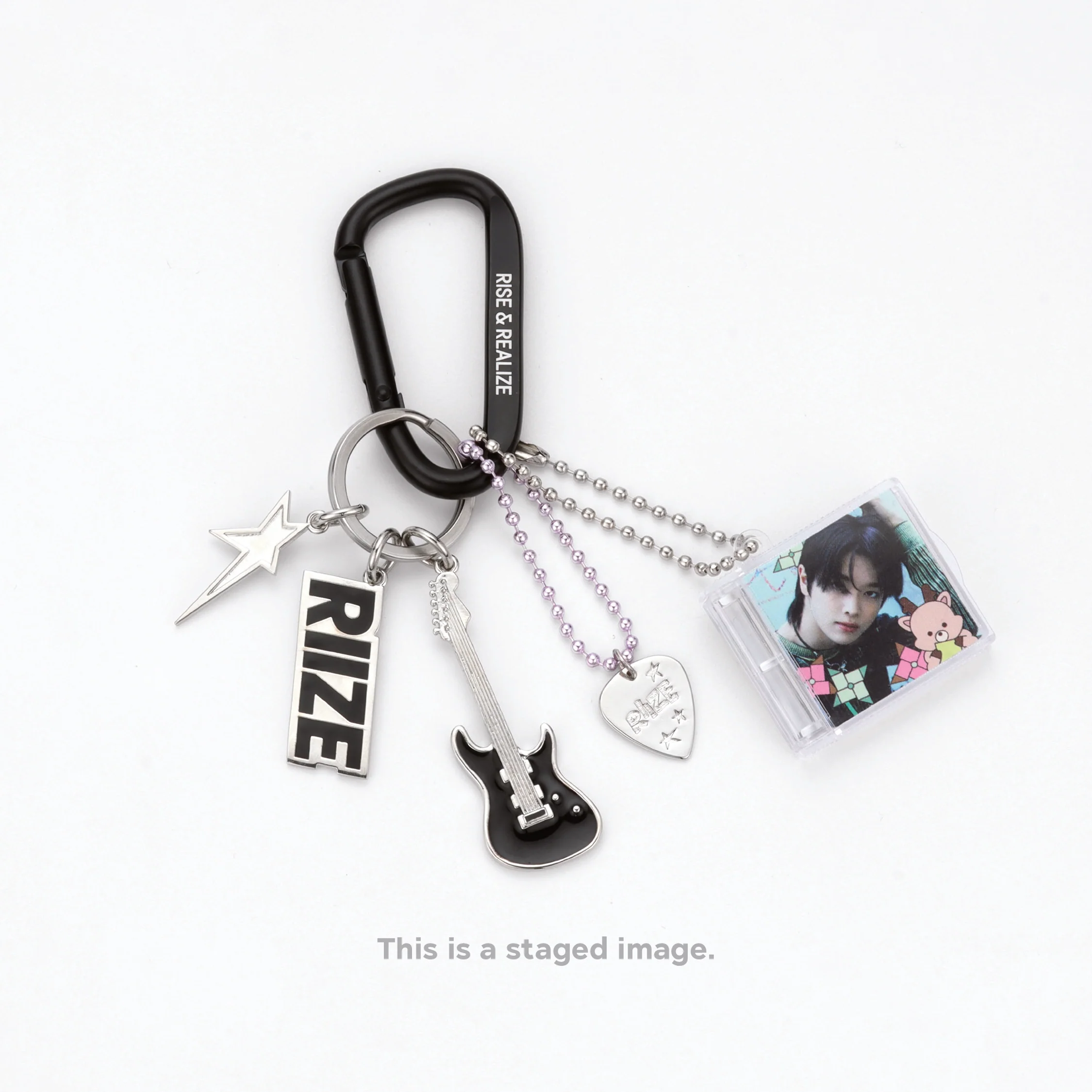 CARABINER KEYCHAIN SET - RIIZE : ON THE SING STREET POP-UP MD - Image 3