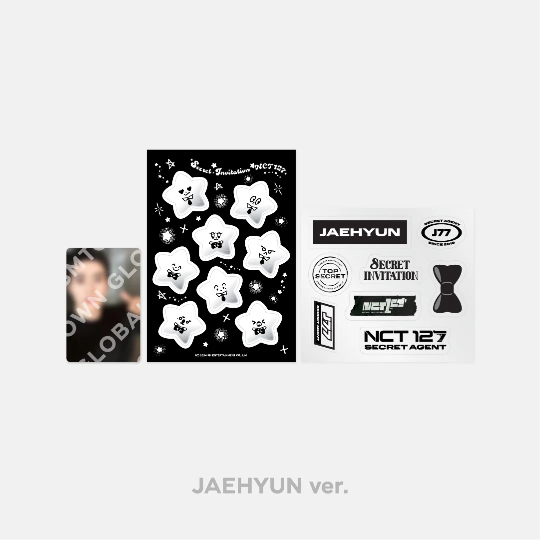 DECO STICKER SET - 2024 NCT 127 8th ANNIVERSARY FANMEETING '8ECRET INVITATION' MD - Image 6