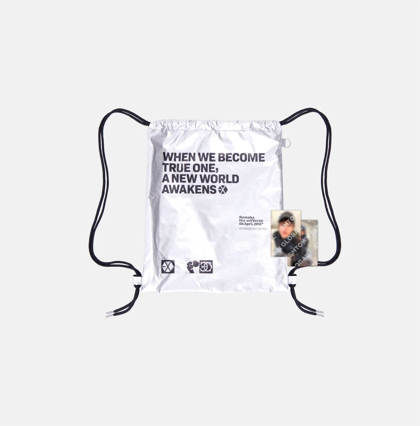 GYM SACK + PHOTO CARD SET - 2025 EXO FAN MEETING EXO'verse MD