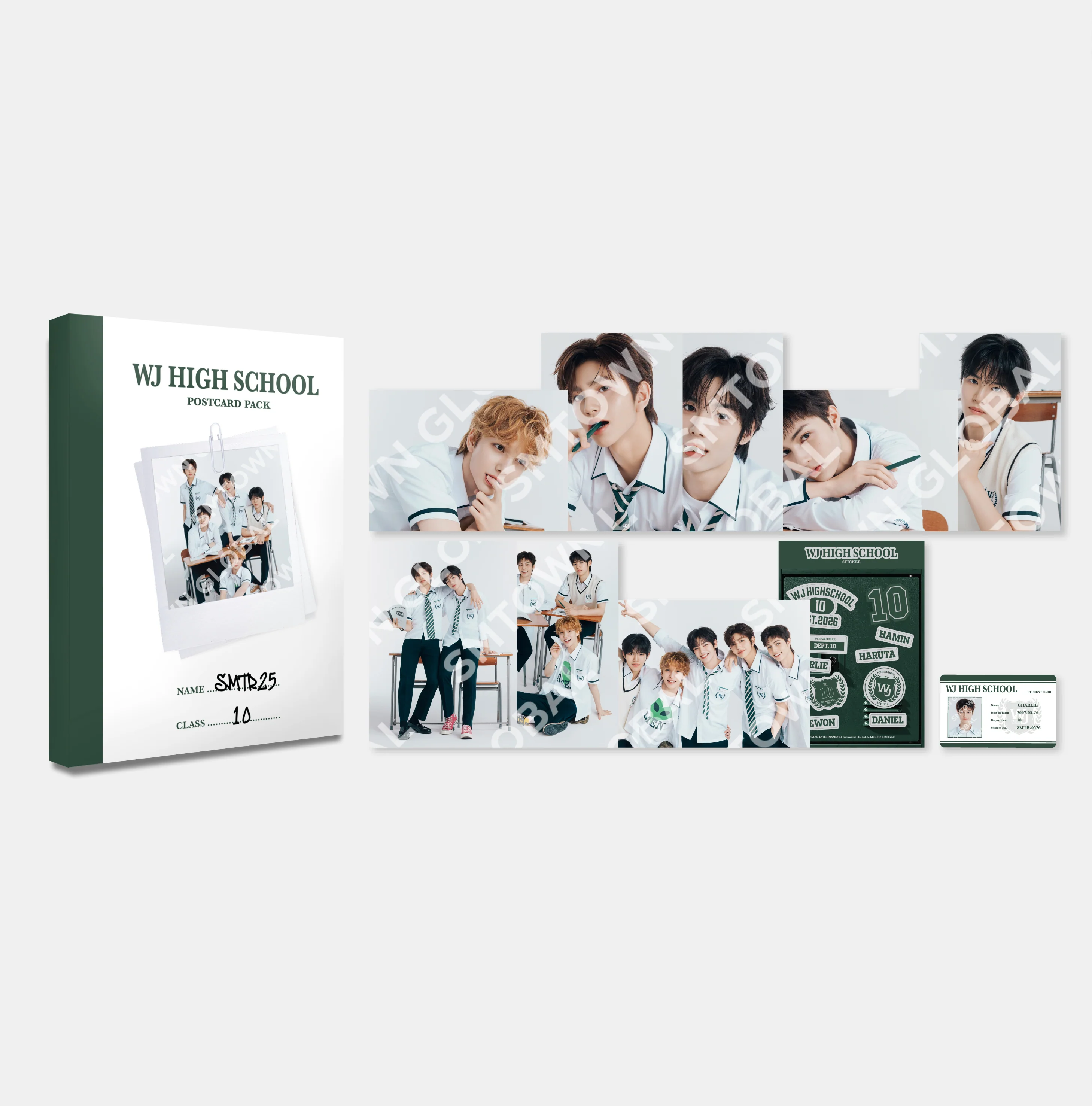 POSTCARD PACK SET - SMTR25 <REPLY HIGH SCHOOL> MD