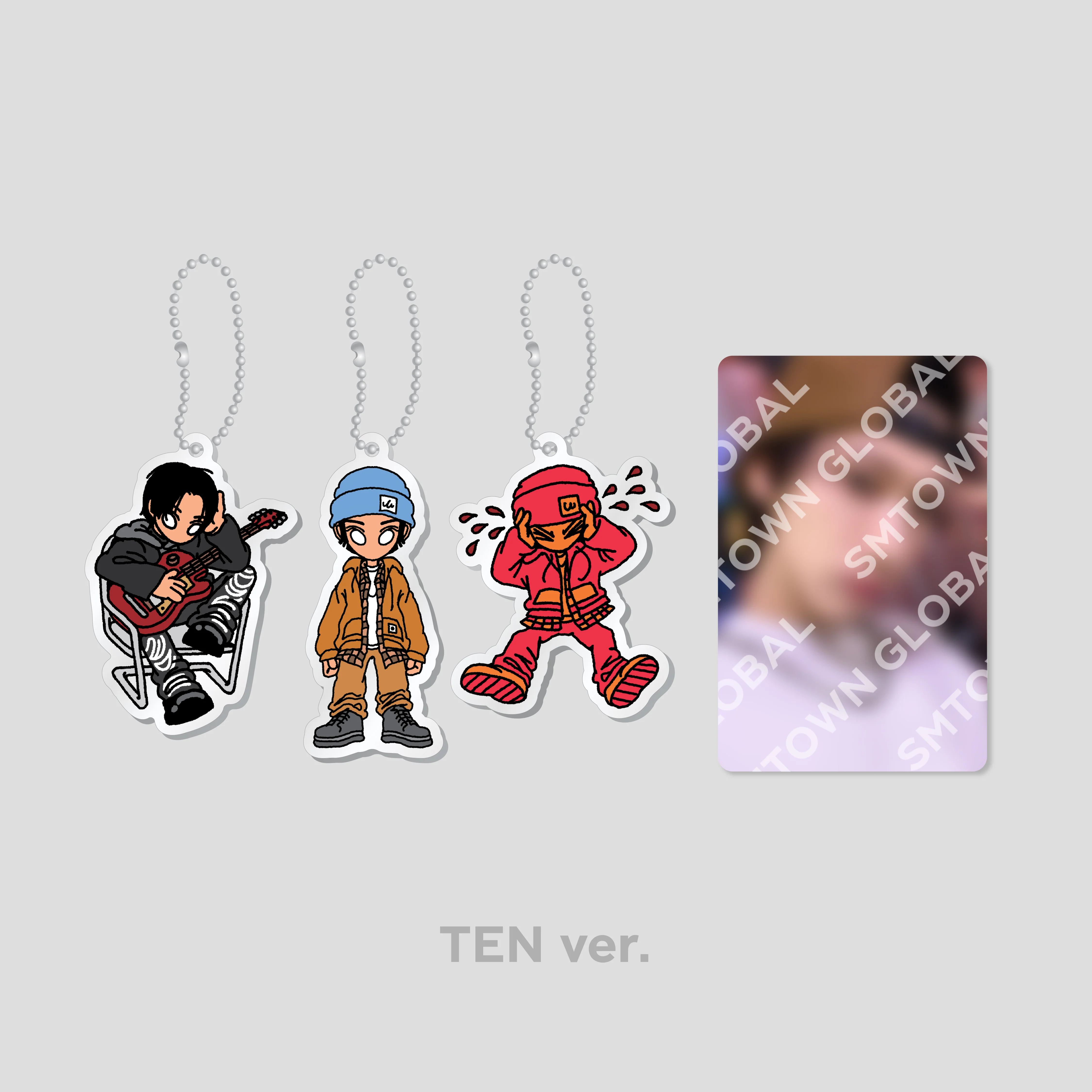 RANDOM ACRYLIC KEY RING SET - WayV 'FREQUENCY - The 6th Mini Album' MD - Image 4