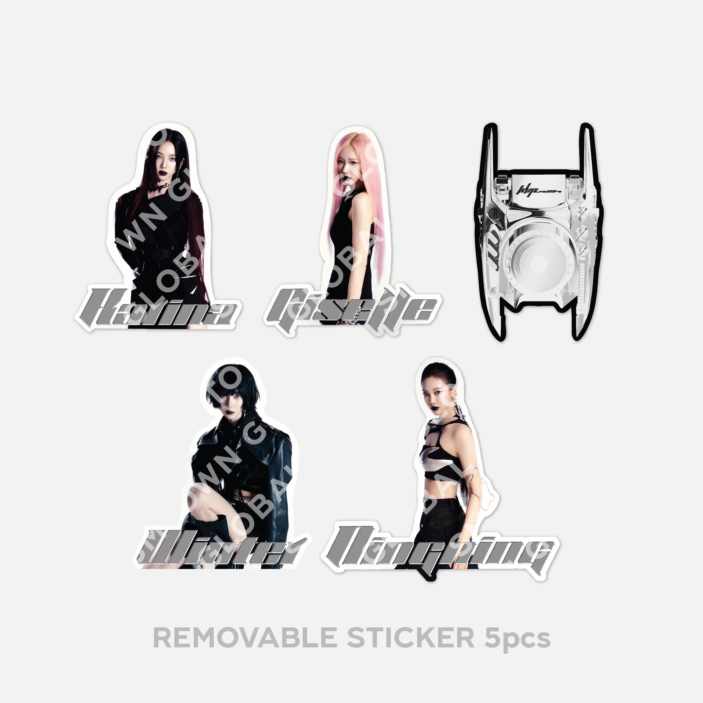 REMOVABLE STICKER - aespa WEEK - #Whiplash_mood POP-UP MD - Image 2